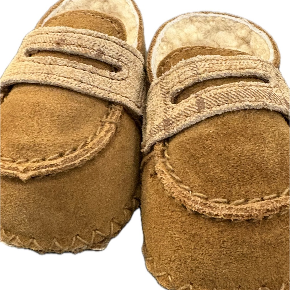 UGG Tan Kids Moccasins Slippers